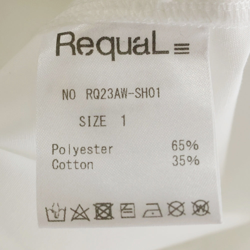 Requal(リコール) 23AW Necktie Collar Shirt ネクタイカラーシャツ ボタンダウン長袖シャツ