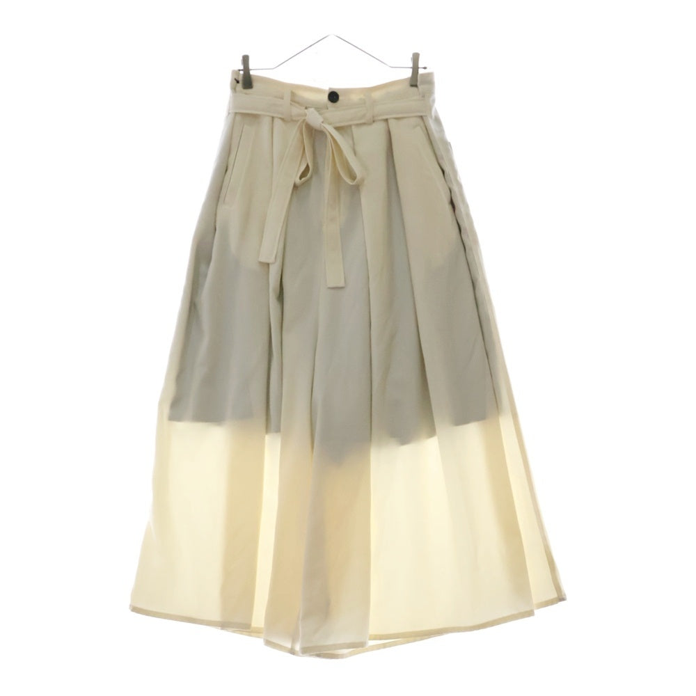 BISHOOL(ビシュール) Wool Hakama Pants ウール袴パンツ ワイドパンツ アイボリー