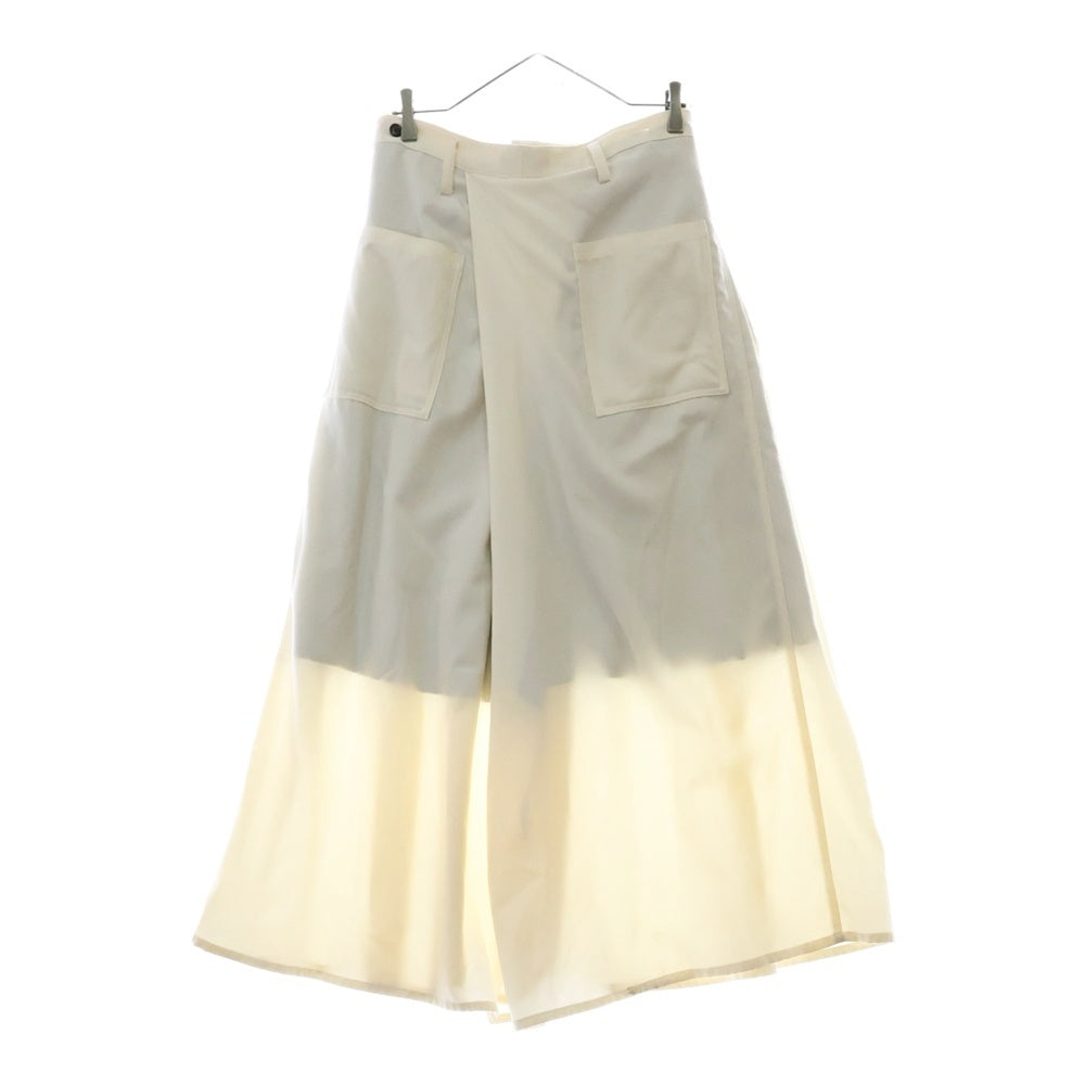 BISHOOL(ビシュール) Wool Hakama Pants ウール袴パンツ ワイドパンツ アイボリー