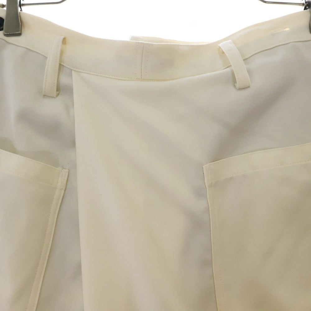 BISHOOL(ビシュール) Wool Hakama Pants ウール袴パンツ ワイドパンツ アイボリー