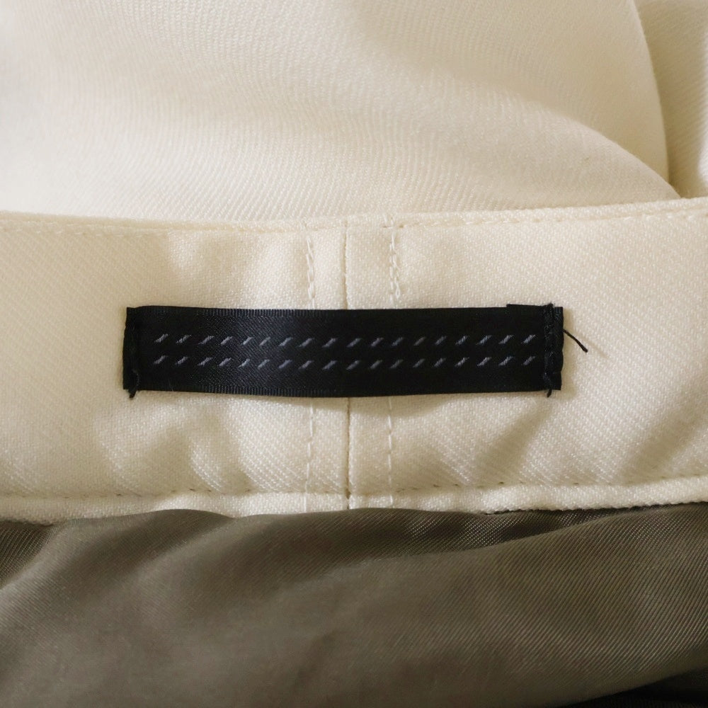 BISHOOL(ビシュール) Wool Hakama Pants ウール袴パンツ ワイドパンツ アイボリー