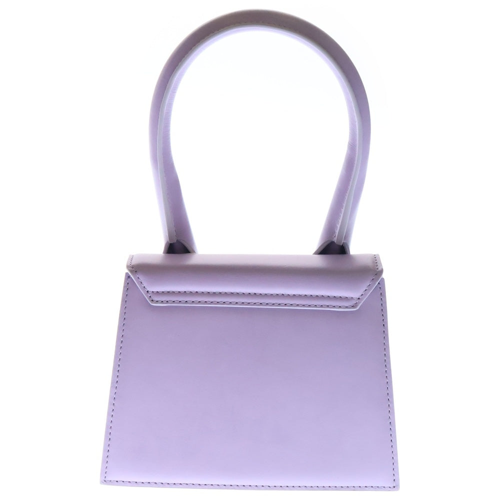 JACQUEMUS(ジャックムス) LE CHIQUITO MOYEN 2WAY レザーハンドバッグ ショルダーバッグ パープル レディース