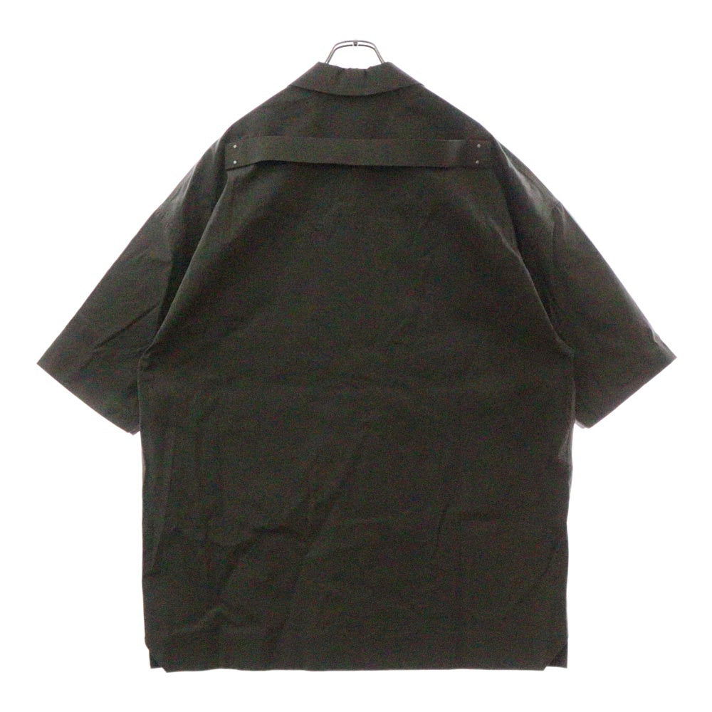 Rick Owens(リックオウエンス) 24SS MAGNUM TOMMY SHIRT マグナム トミー半袖シャツ グレー RU01D3298 TE