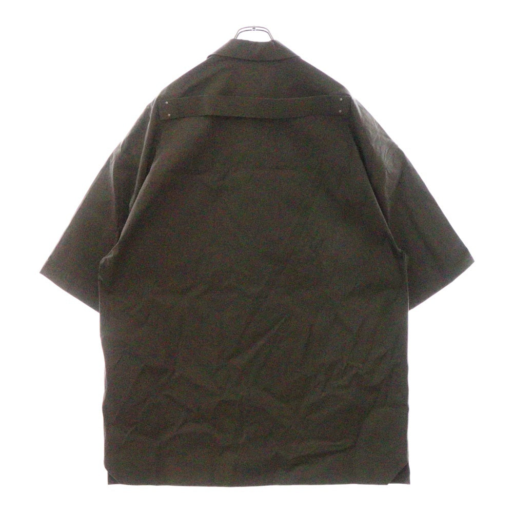 Rick Owens(リックオウエンス) 24SS MAGNUM TOMMY SHIRT マグナム トミー半袖シャツ グレー RU01D3298 TE