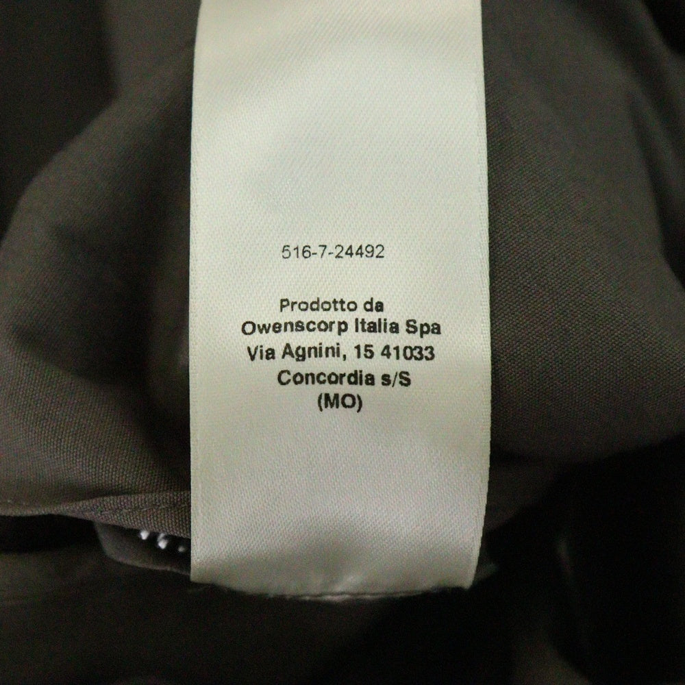 Rick Owens(リックオウエンス) 24SS MAGNUM TOMMY SHIRT マグナム トミー半袖シャツ グレー RU01D3298 TE
