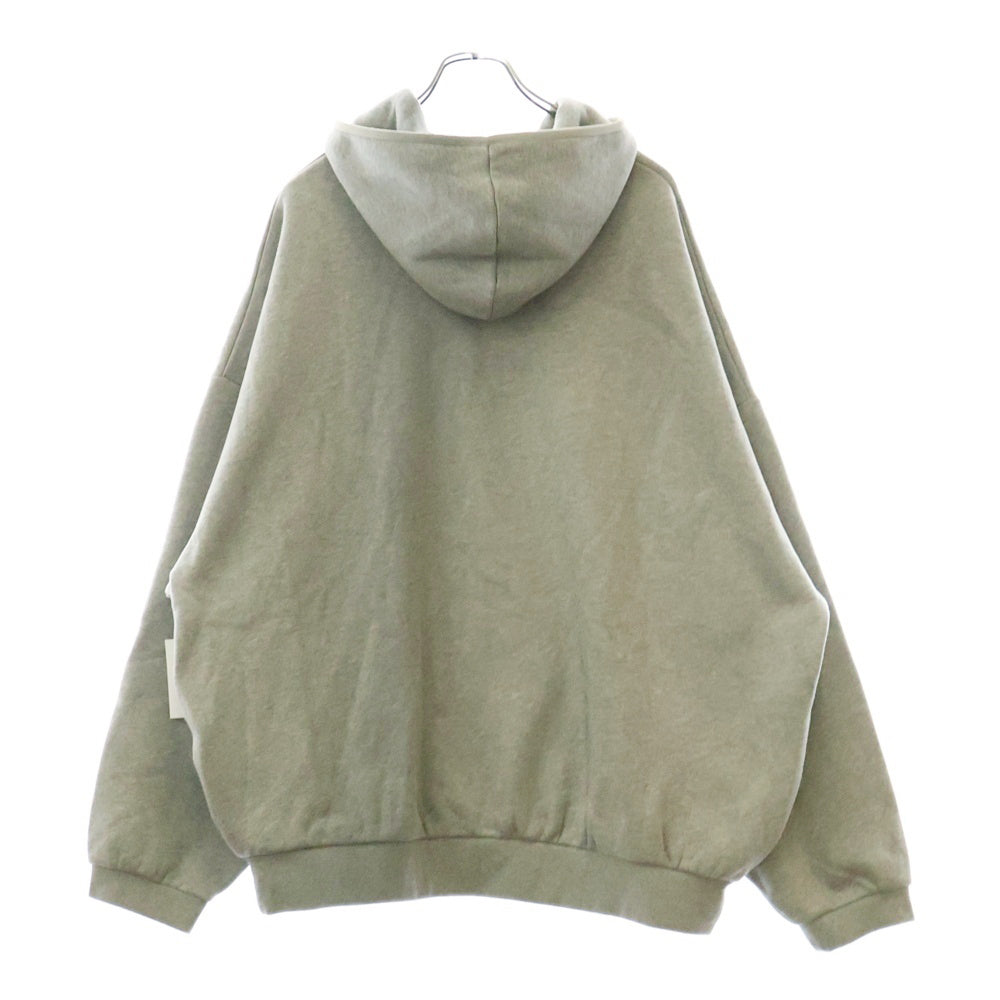 FEAR OF GOD ESSENTIALS(フィアオブゴッド エッセンシャルズ) HOODIE ラバーロゴ プルオーバースウェットパーカー フーディー グレー
