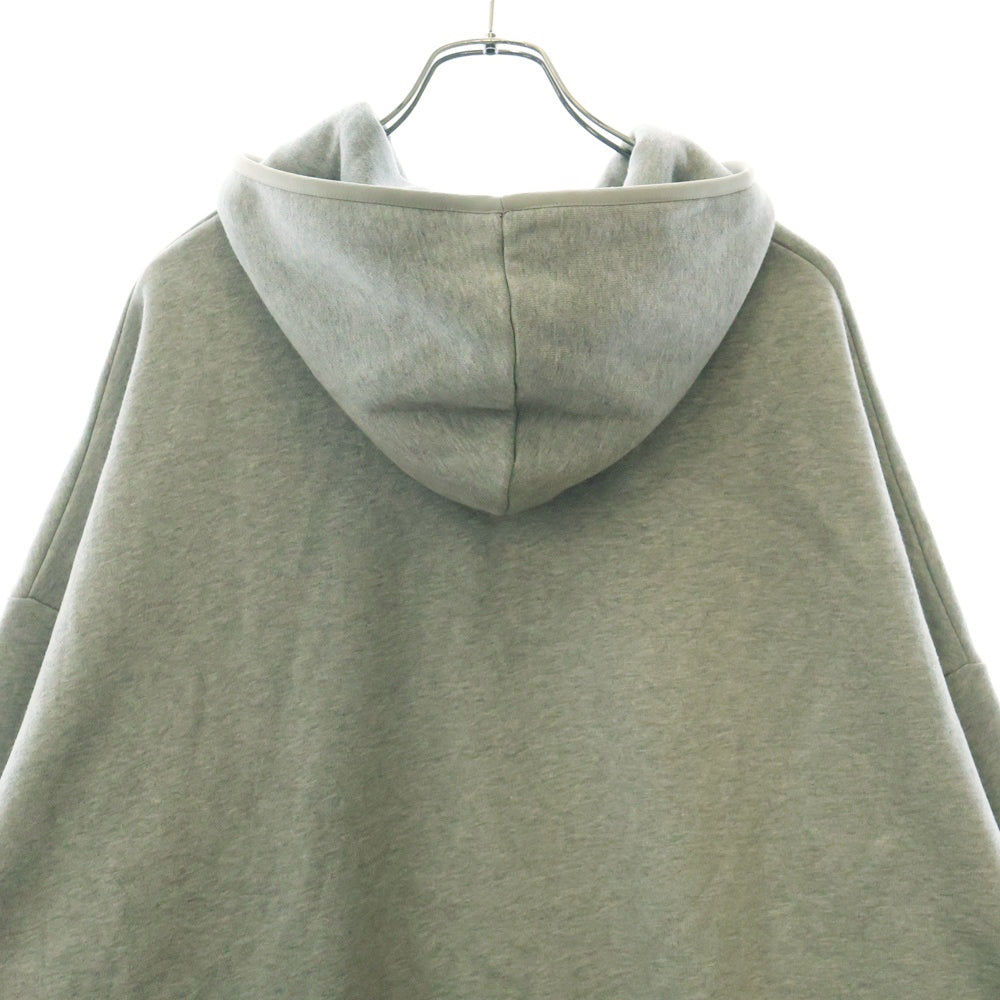 FEAR OF GOD ESSENTIALS(フィアオブゴッド エッセンシャルズ) HOODIE ラバーロゴ プルオーバースウェットパーカー フーディー グレー