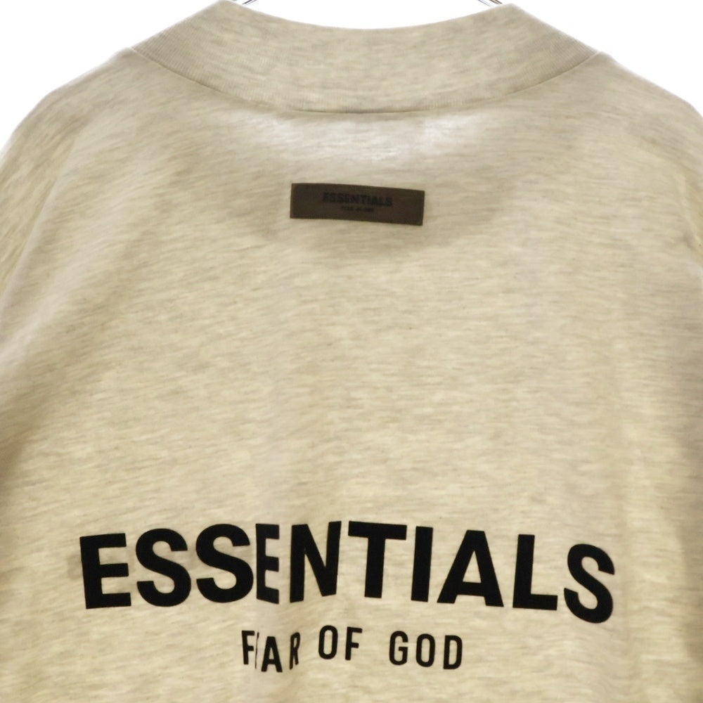 FEAR OF GOD ESSENTIALS(フィアオブゴッド エッセンシャルズ) L/S T-SHIRT フェルトロゴ 長袖Tシャツ ロンT グレー