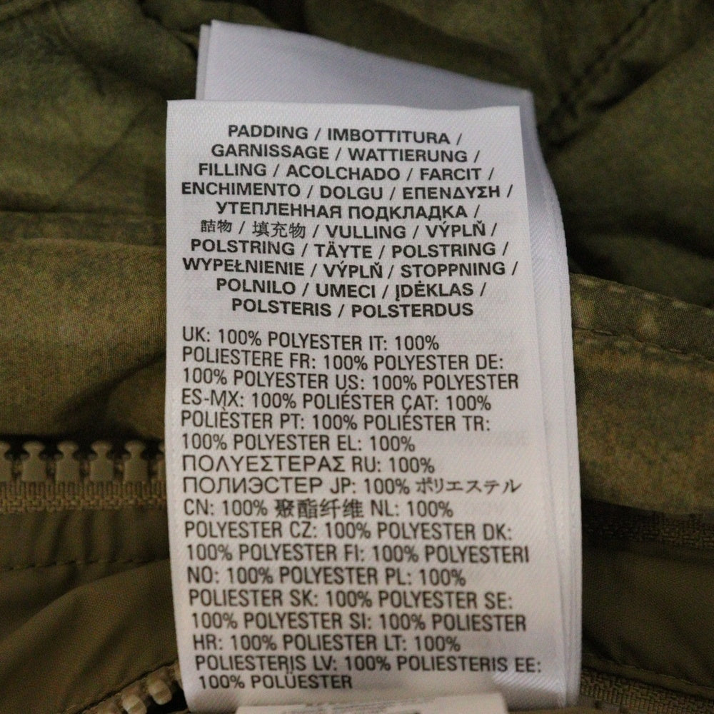 DIESEL(ディーゼル) W-ROLFFOS JACKET 転写プリントナイロンジップアップダウンジャケット A10793 ベージュ