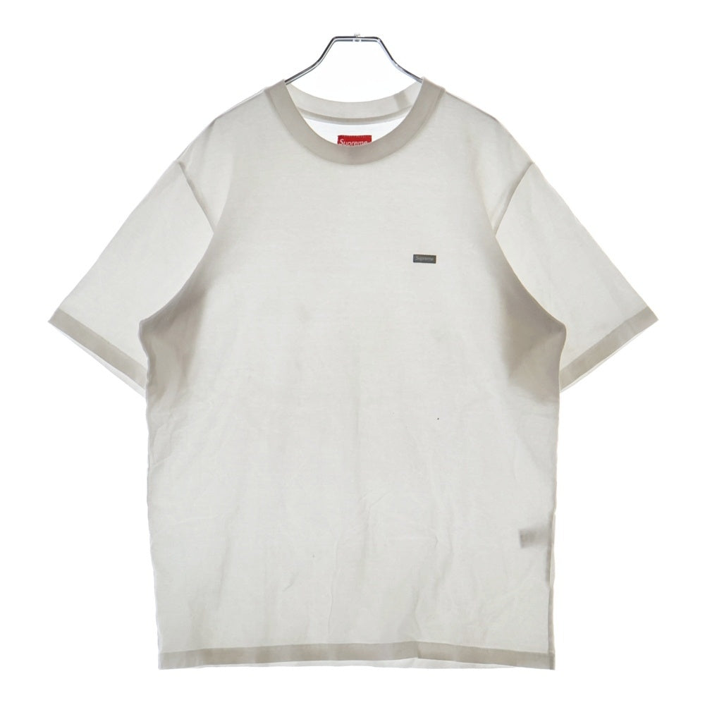 SUPREME(シュプリーム) 18AW Reflective Small Box Logo Tee リフレクター スモールボックスロゴ 半袖Tシャツ ホワイト