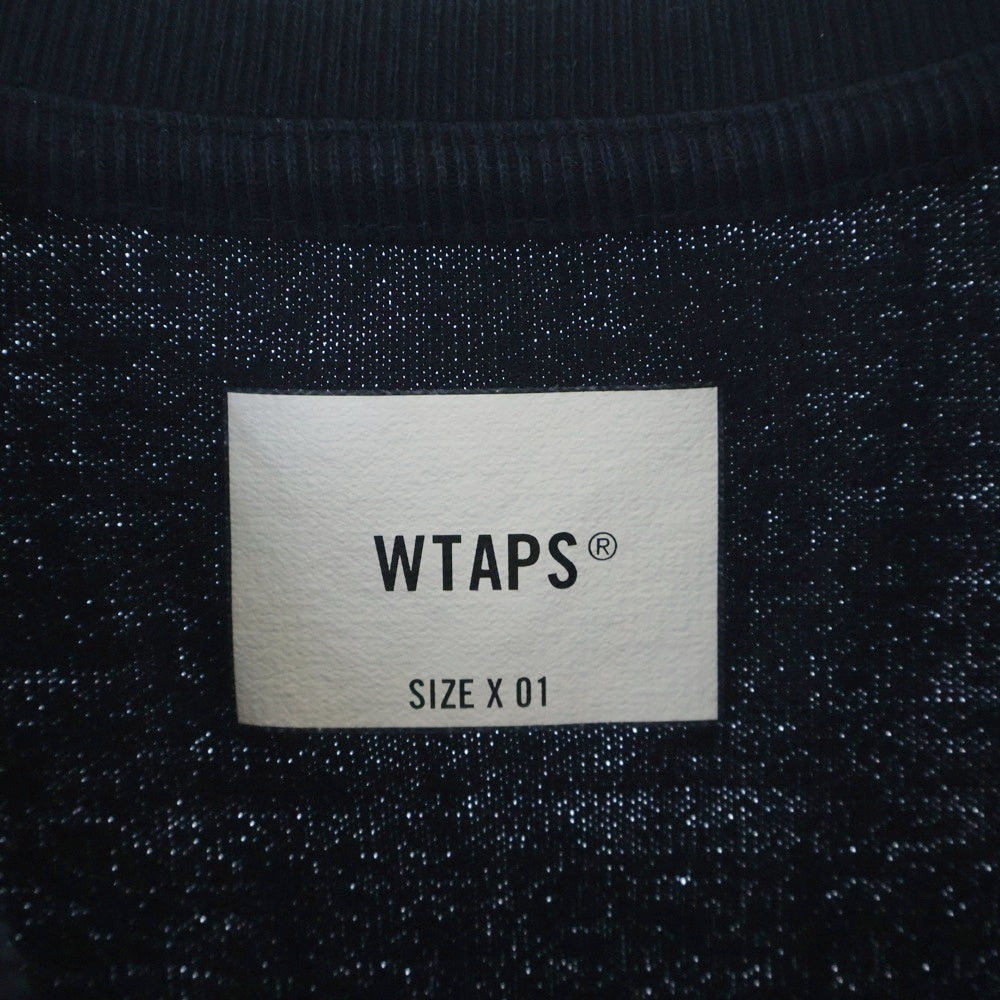 WTAPS(ダブルタップス) 23SS COTTON.TEXTILE 半袖Tシャツ ネイビー 231ATDT-CSM36