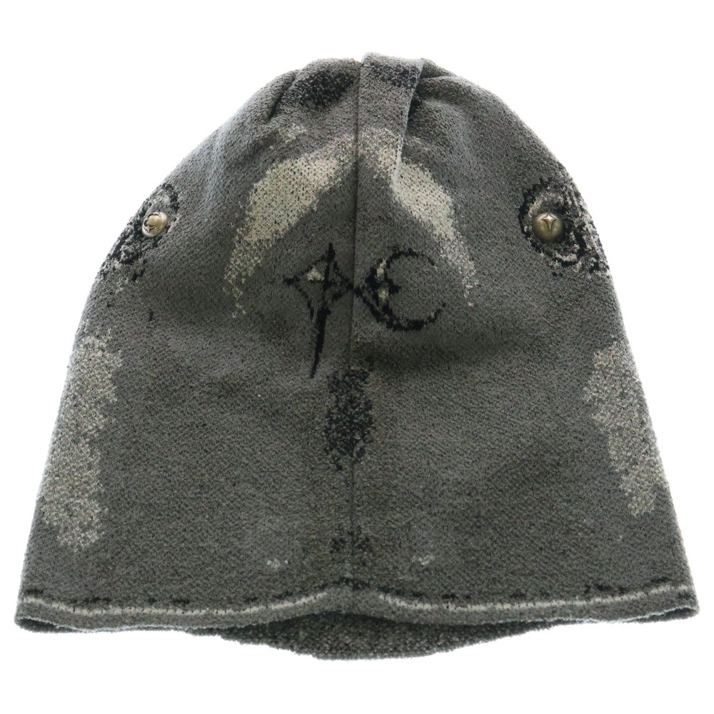 THUG CLUB(サグクラブ) Knight Helmet Balaclava ニット ヘルメット バラクラバ 目出し帽 グレー TC23AC0301