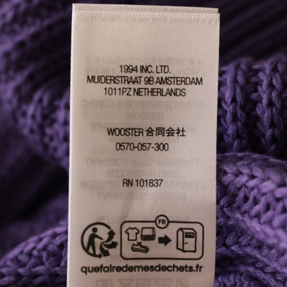 SUPREME(シュプリーム) 25SS Old English Printed Sweater オールドイングリッシュ クルーネックニットセーター パープル