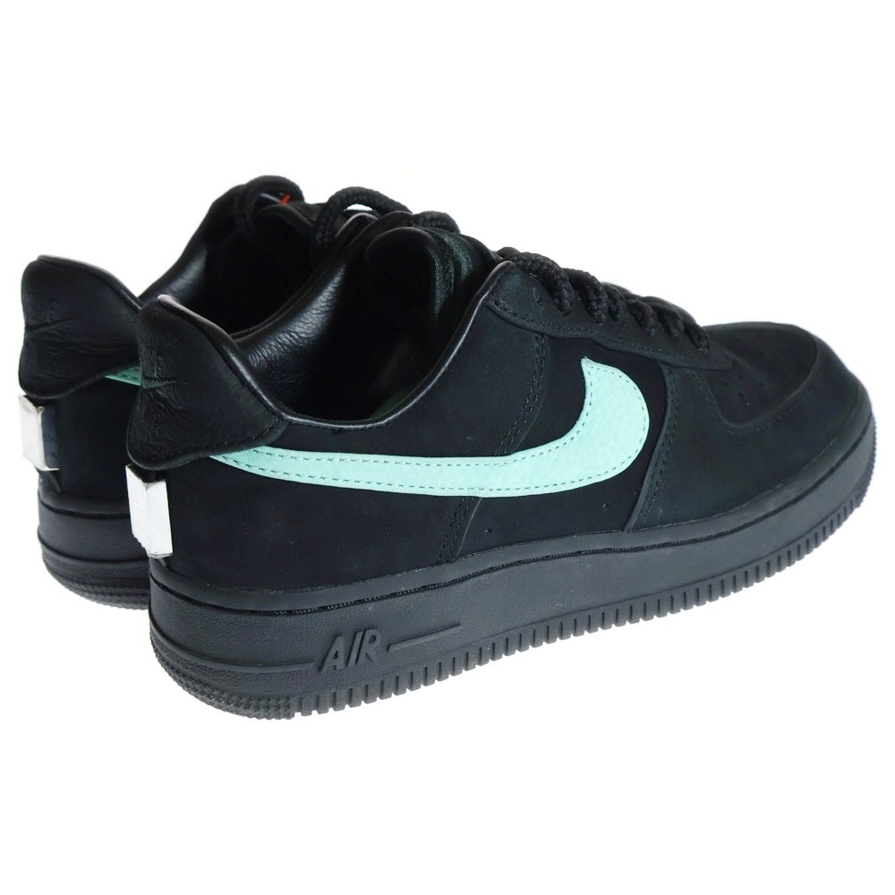 NIKE(ナイキ) ×TIFFANY&CO AIR FORCE 1 LOW 1837 BLACK ティファニー エアフォース1 ローカットスニーカー ブラック/ブルー US4.5/23.5cm DZ1382-001 レディース