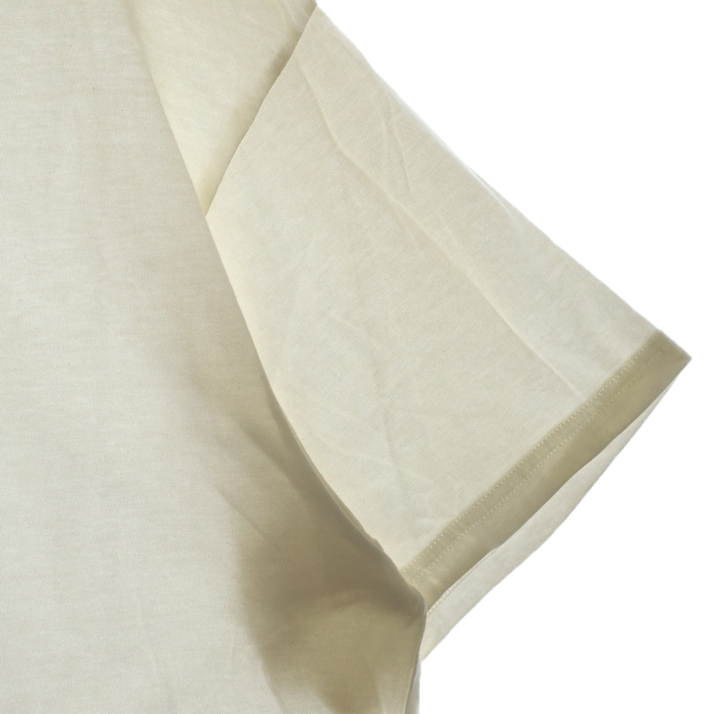 Yohji Yamamoto POUR HOMME(ヨウジヤマモト プールオム) 23AW Cotton Jersey Jumbo 半袖Tシャツ ホワイト HJ-T82-987