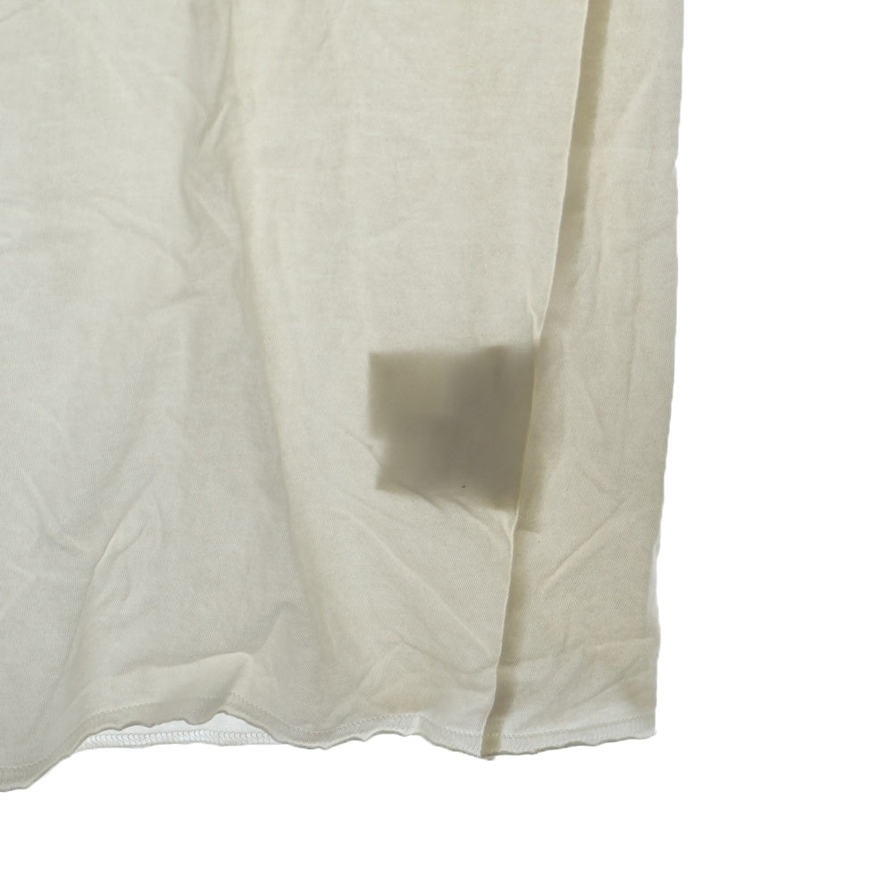 Yohji Yamamoto POUR HOMME(ヨウジヤマモト プールオム) 23AW Cotton Jersey Jumbo 半袖Tシャツ ホワイト HJ-T82-987