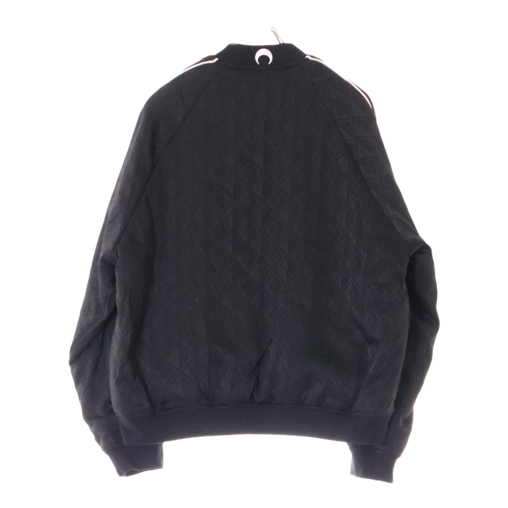 MARINE SERRE(マリーン セル) Moon Diamant Bomber Jacket 総柄ボンバージャケット ブラック