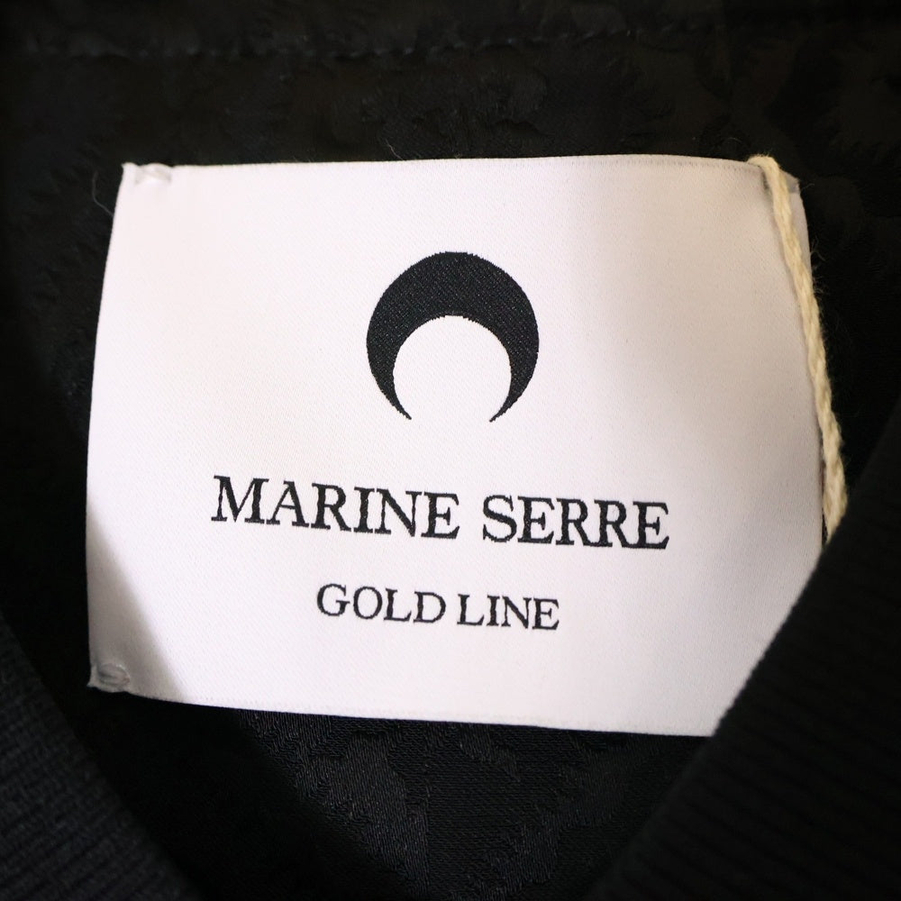 MARINE SERRE(マリーン セル) Moon Diamant Bomber Jacket 総柄ボンバージャケット ブラック