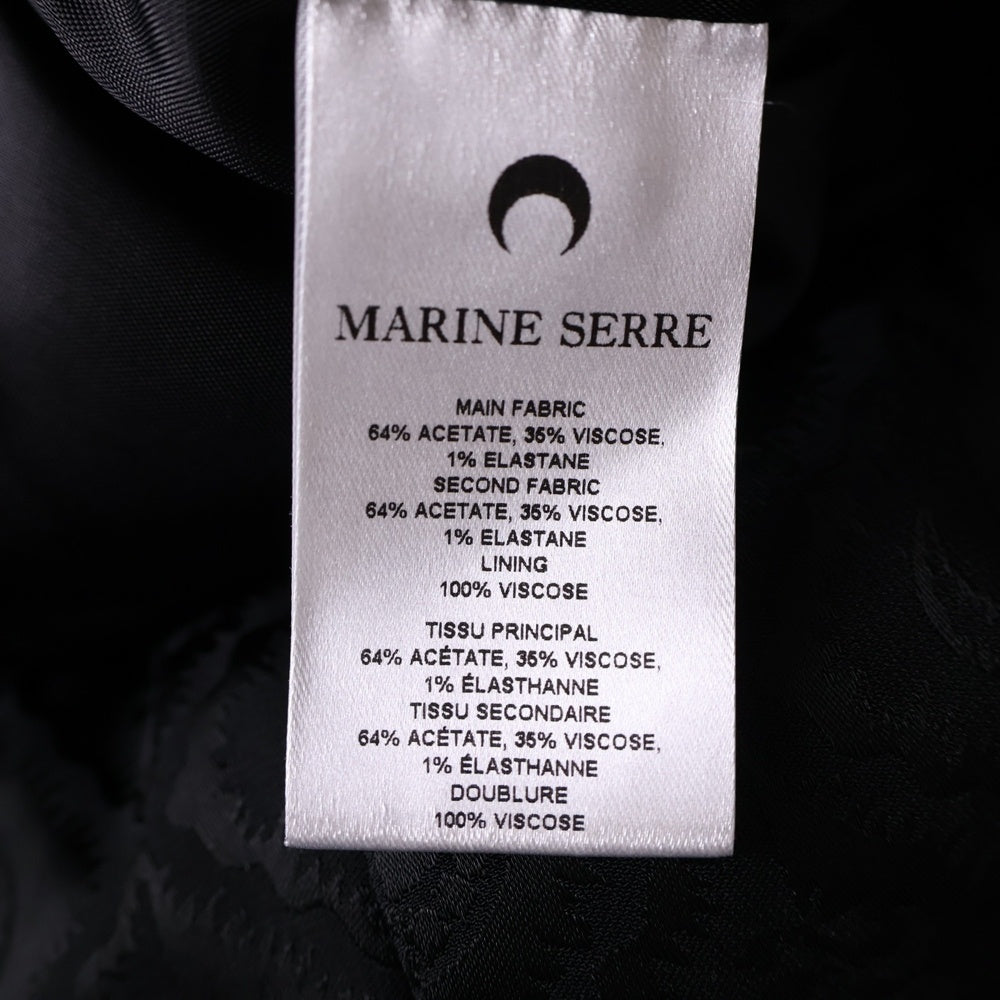 MARINE SERRE(マリーン セル) Moon Diamant Bomber Jacket 総柄ボンバージャケット ブラック