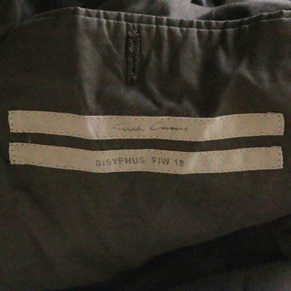 Rick Owens(リックオウエンス) 18AW 1Bシングル テーラードジャケット カーキ RU18F1738-ZLEV