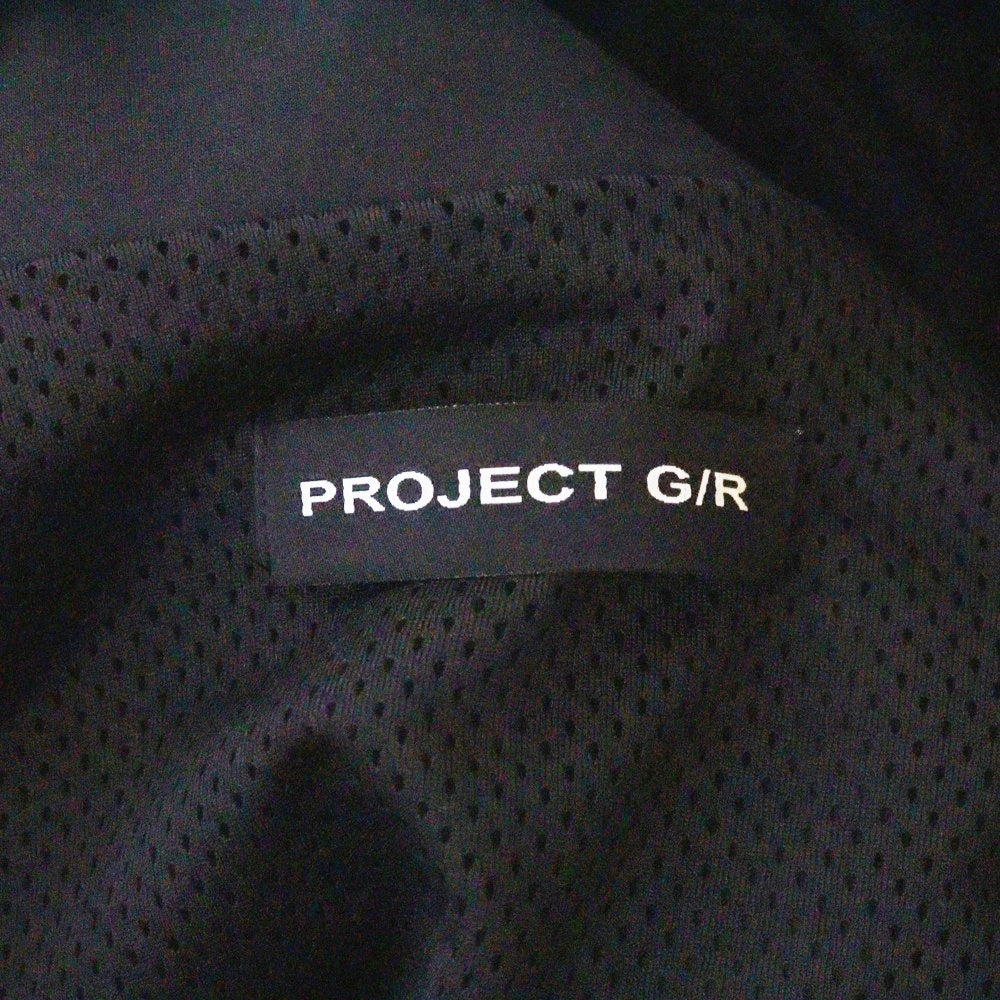 PROJECT G/R(プロジェクトジーアール) 25SS MULTI LAYERED TRACK JACKET マルチ レイヤード トラックジャケット ブラック/ブルー/レッド