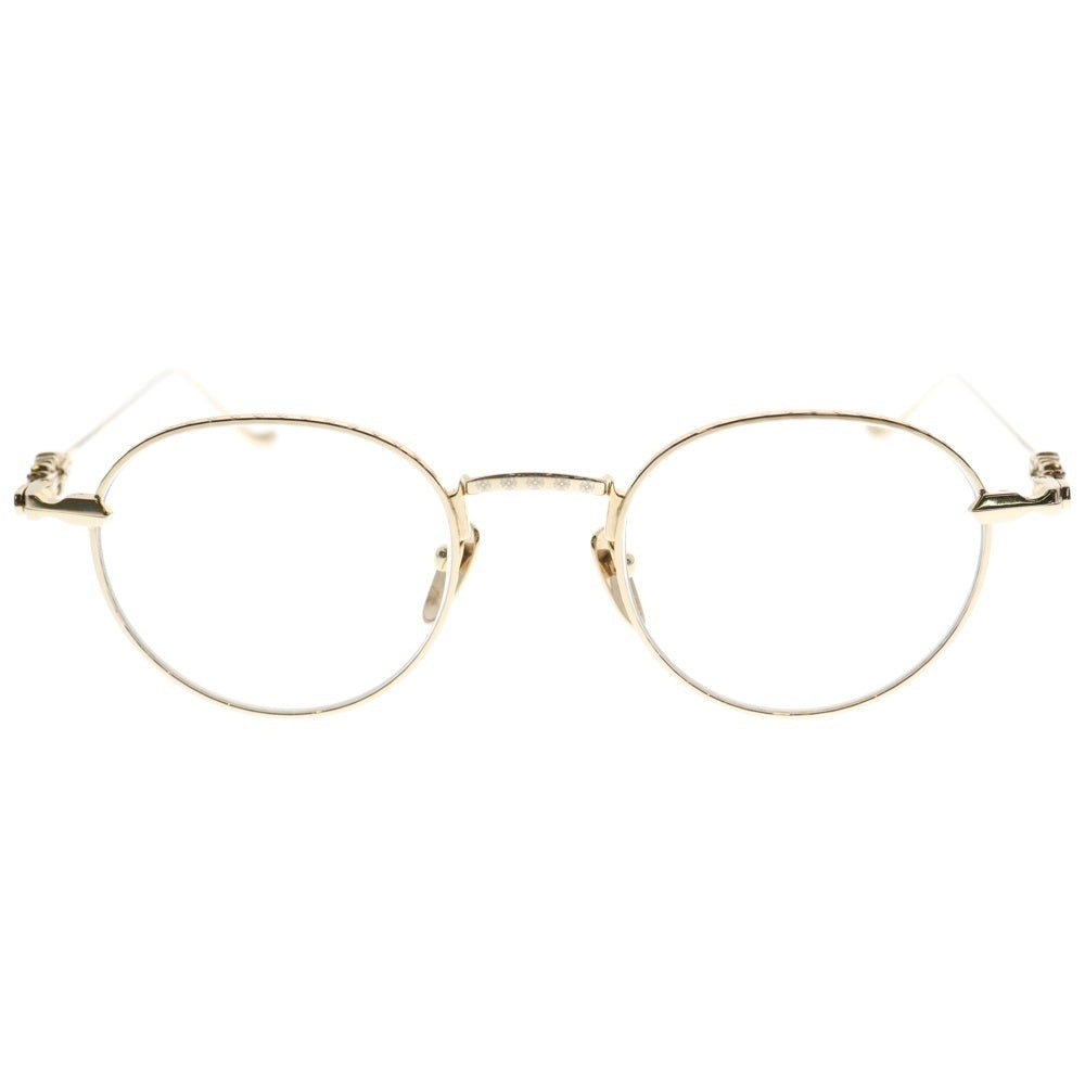 CHROME HEARTS(クロムハーツ) VAGIDICTORIAN ヴァジディクトリアン フローラルクロス アイウェア 眼鏡 ゴールド
