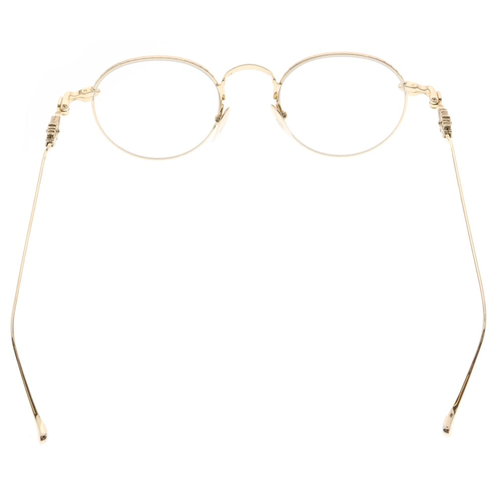 CHROME HEARTS(クロムハーツ) VAGIDICTORIAN ヴァジディクトリアン フローラルクロス アイウェア 眼鏡 ゴールド
