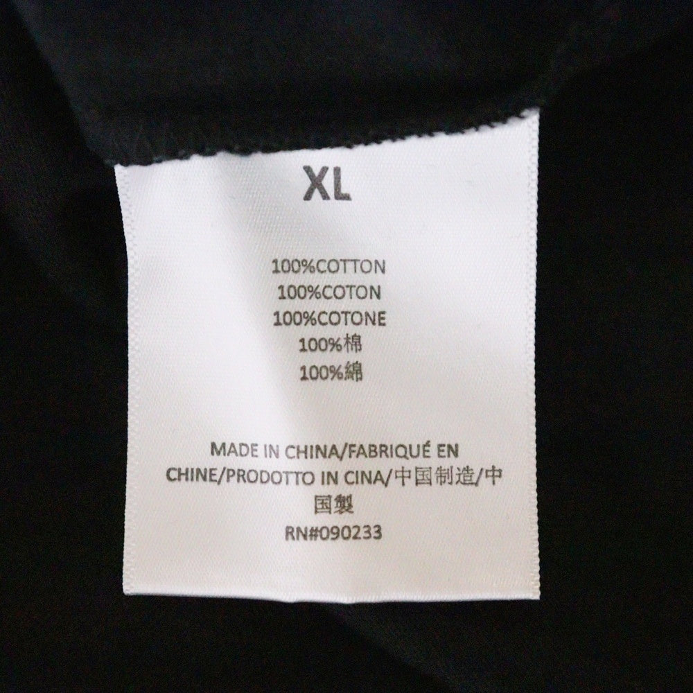 FEAR OF GOD ESSENTIALS(フィアオブゴッド エッセンシャルズ) L/S T-SHIRT リフレクターロゴ 長袖Tシャツ ロンT ブラック