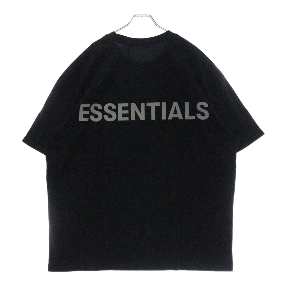 FEAR OF GOD ESSENTIALS(フィアオブゴッド エッセンシャルズ) S/S T-SHIRT バックリフレクターロゴ 半袖Tシャツ ブラック