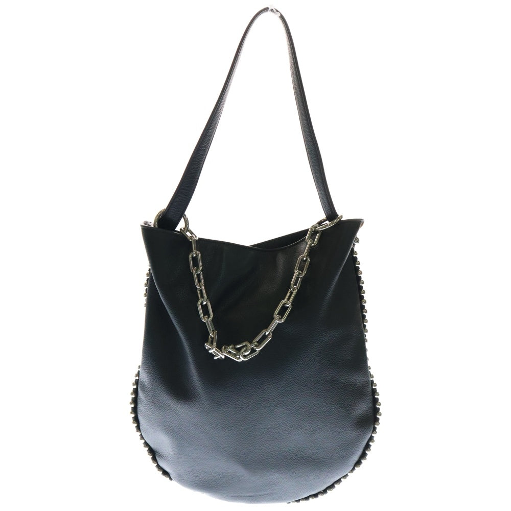 ALEXANDER WANG(アレキサンダーワン) レオパード レザー切り替え トートバッグ ブラウン/ブラック