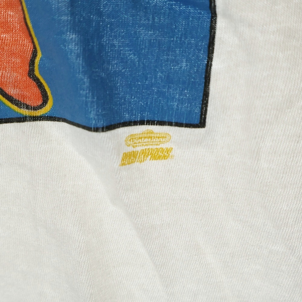 VINTAGE(ヴィンテージ) 90s LITTLE FEAT リトルフィート コミックプリント 半袖Tシャツ カットソー ホワイト