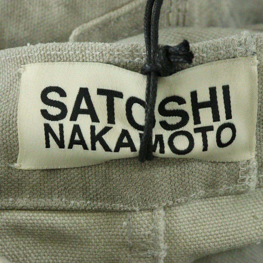 SATOSHI NAKAMOTO(サトシナカモト) Stuntman Pants ダメージ加工スタントマンパンツ ミリタリーパンツ グレー