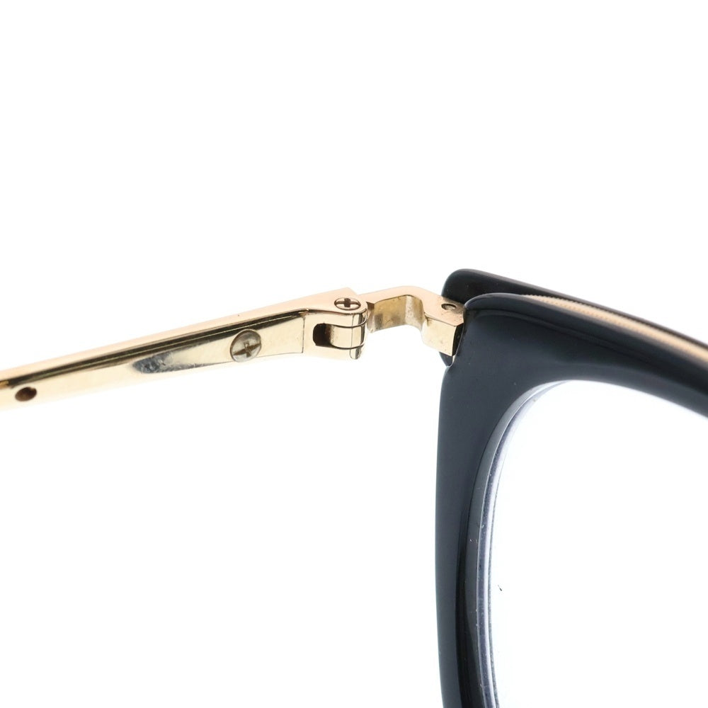 CHROME HEARTS(クロムハーツ) STRAPADICTOME BSフレアテンプル ウェリントンサングラス 眼鏡 アイウェア ブラック/ゴールド 度入り