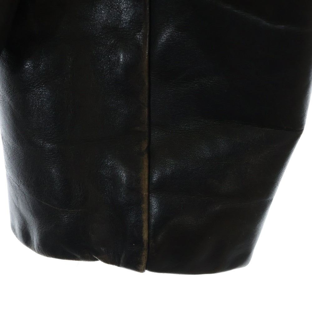 SCHOTT(ショット) 80's FLIGHT LEATHER JACKET フライトレザージャケット ジップアップレザーブルゾン ブラウン