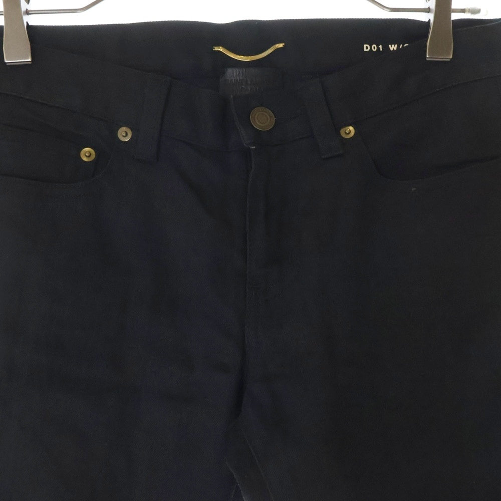 SAINT LAURENT PARIS(サンローランパリ) 13AW ローウエスト スキニーデニムパンツ ブラック 327947 レディース
