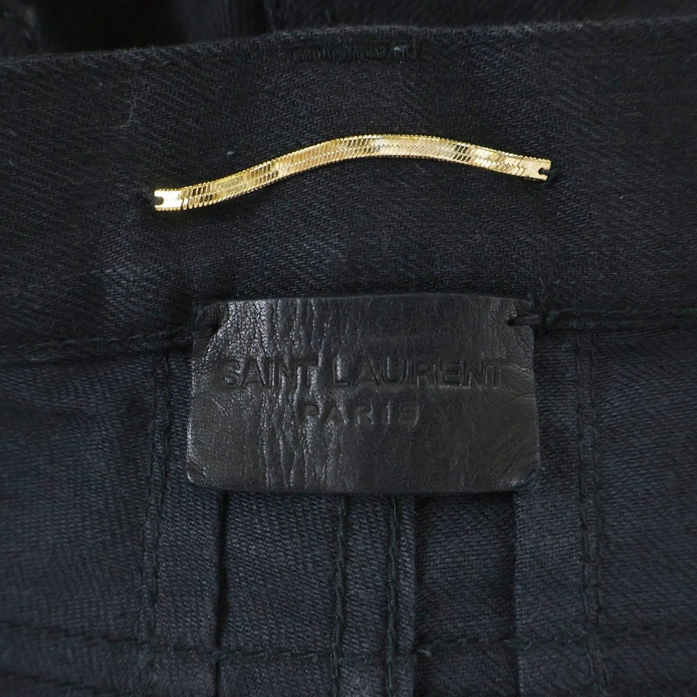 SAINT LAURENT PARIS(サンローランパリ) 13AW ローウエスト スキニーデニムパンツ ブラック 327947 レディース