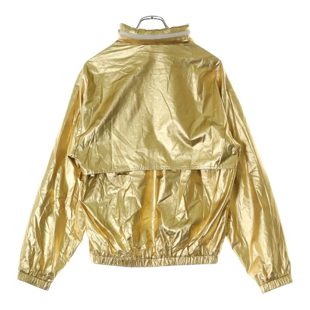 CELINE(セリーヌ) Varsity Tracksuit Jacket Gold Zip up Windbreaker フード付き ジップアップトラックジャケット ゴールド 2W534008Q