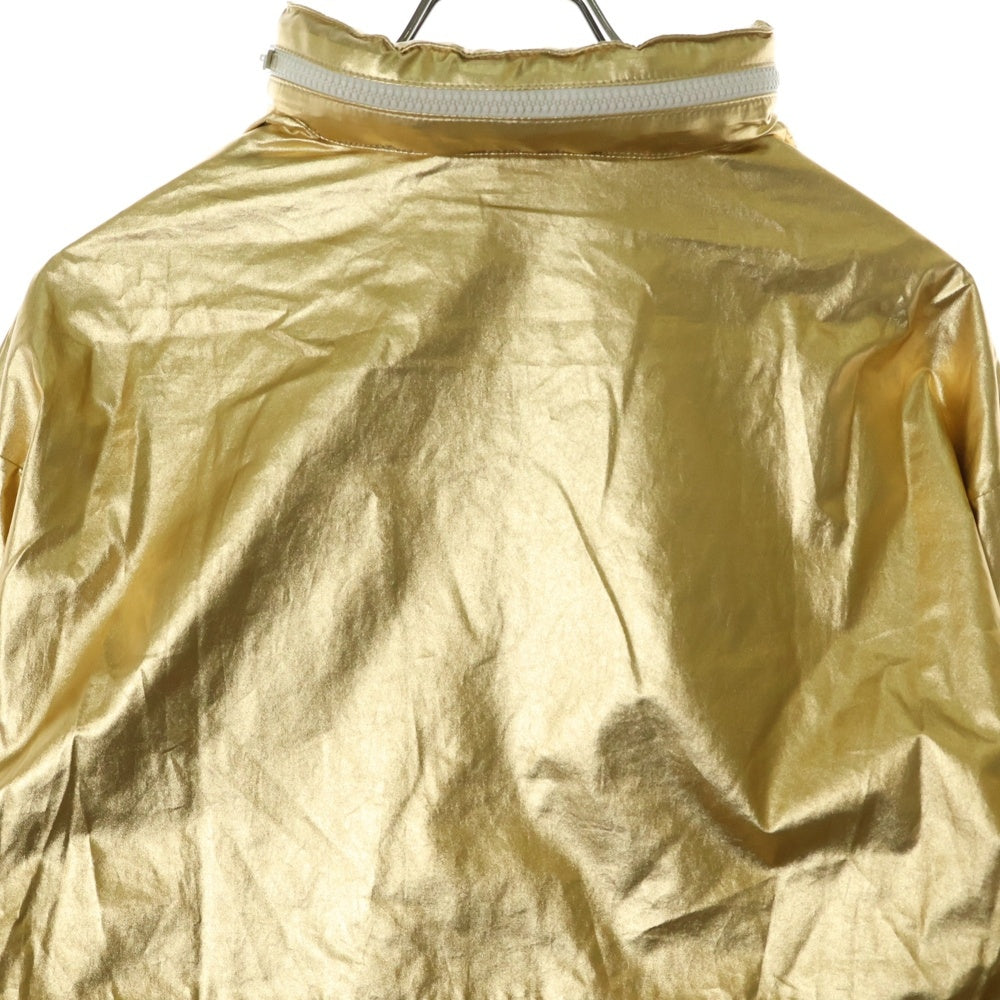 CELINE(セリーヌ) Varsity Tracksuit Jacket Gold Zip up Windbreaker フード付き ジップアップトラックジャケット ゴールド 2W534008Q