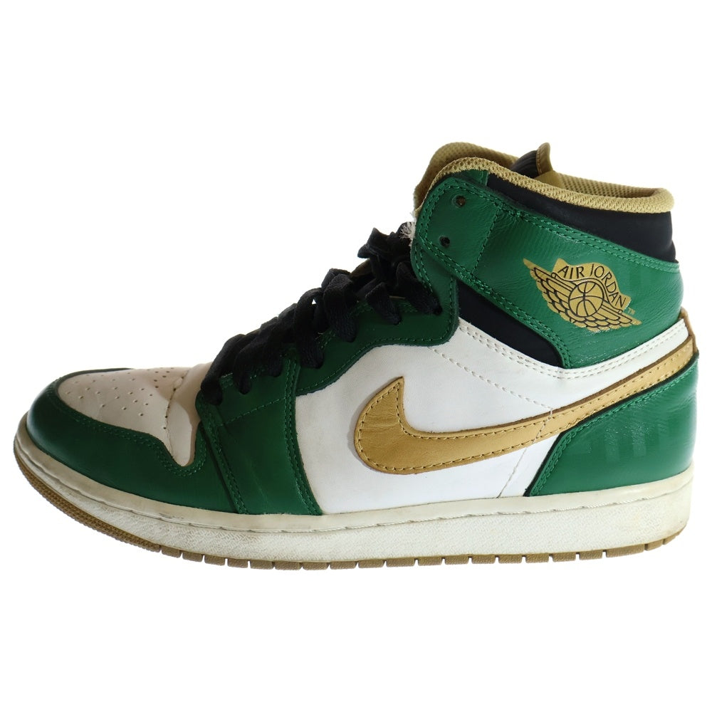 NIKE(ナイキ) 観賞用 2013年製 Air Jordan 1 OG High Celtics エアジョーダン1 OG ハイ セルティックス ハイカットスニーカー US9/27cm 555088-315 グリーン