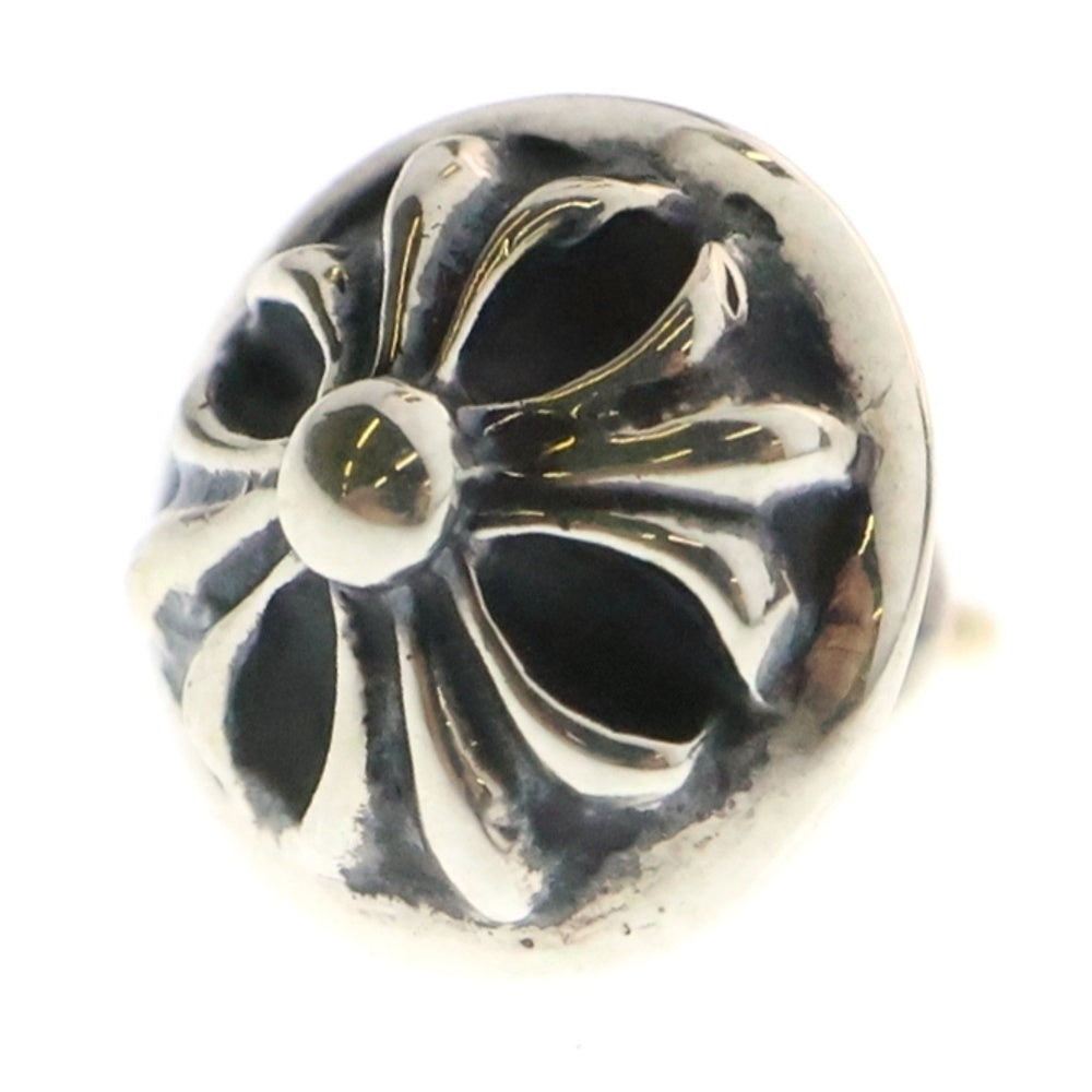 CHROME HEARTS(クロムハーツ) STUD CRSBLL クロスボールスタッドピアス シルバー BCA110