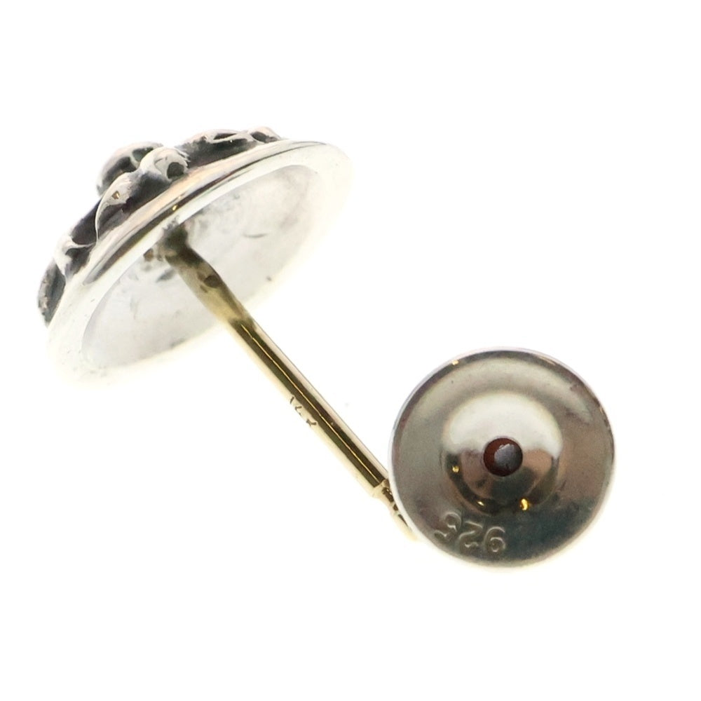 CHROME HEARTS(クロムハーツ) STUD CRSBLL クロスボールスタッドピアス シルバー BCA110