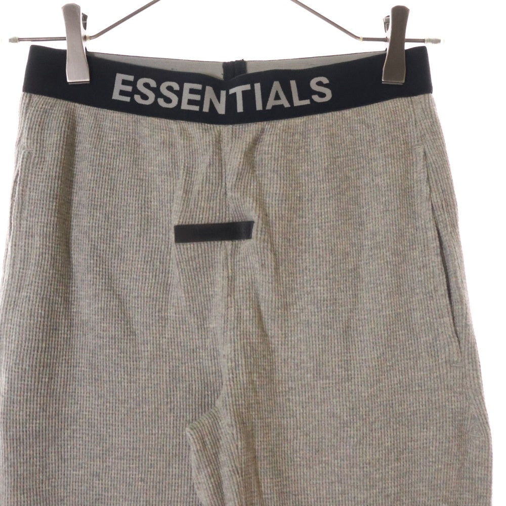 FEAR OF GOD ESSENTIALS(フィアオブゴッド エッセンシャルズ) LOUNGE PANT ロゴプリントサーマルレギンス ラウンジパンツ グレー