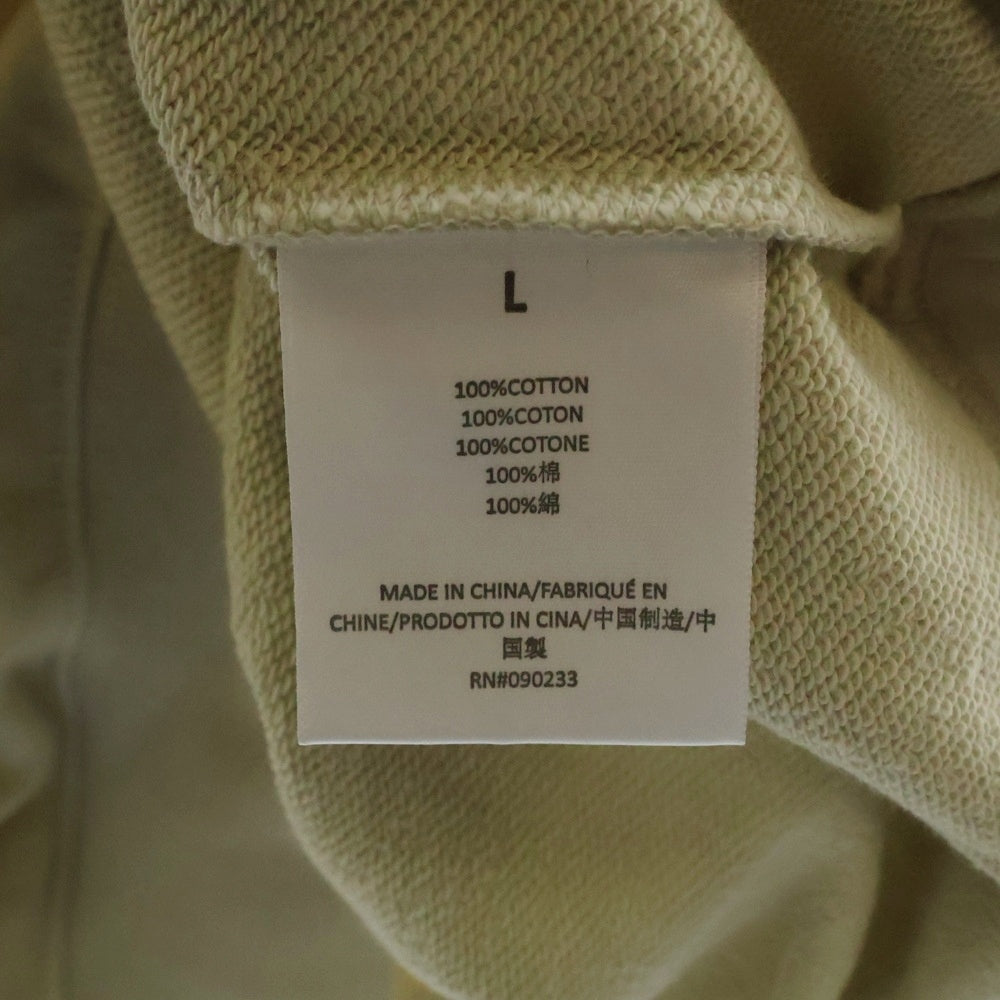 FEAR OF GOD ESSENTIALS(フィアオブゴッド エッセンシャルズ) HENLY RUGBY フェルトロゴ長袖ポロシャツ ラガーシャツ ベージュ