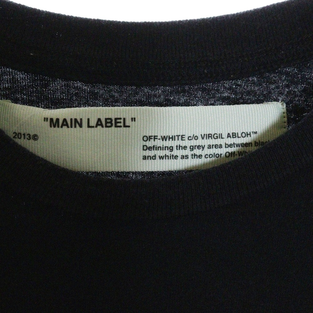 OFF-WHITE(オフホワイト) 19SS Hands And Planets L/S T-Shirt 長袖Tシャツ ロンT ブラック OMAB001S19185016
