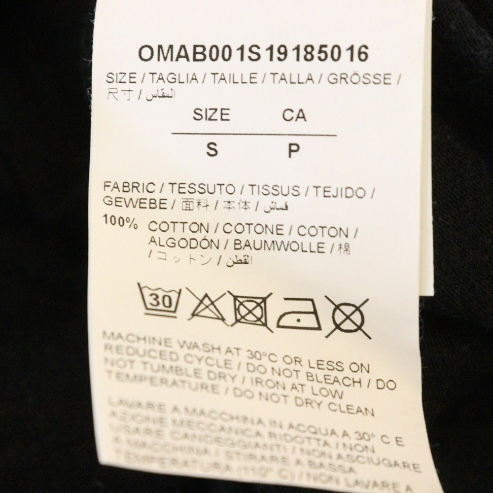 OFF-WHITE(オフホワイト) 19SS Hands And Planets L/S T-Shirt 長袖Tシャツ ロンT ブラック OMAB001S19185016