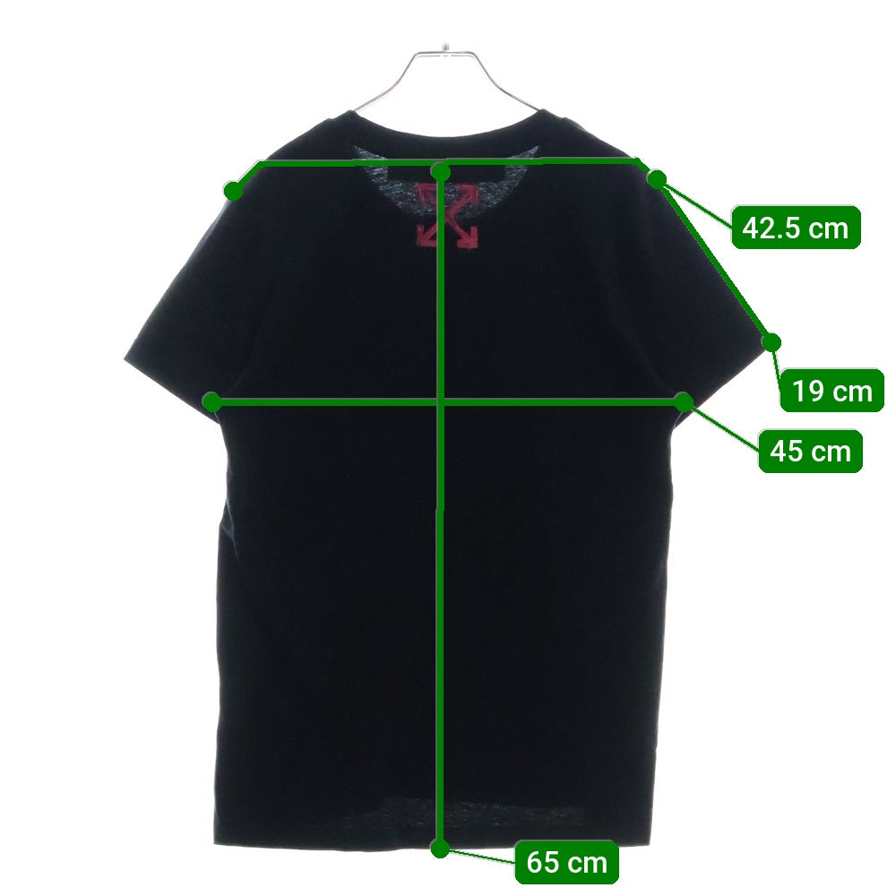OFF-WHITE(オフホワイト) 20SS Arrow Printed T-Shirt 半袖Tシャツ ブラック OWAA049R20B07100