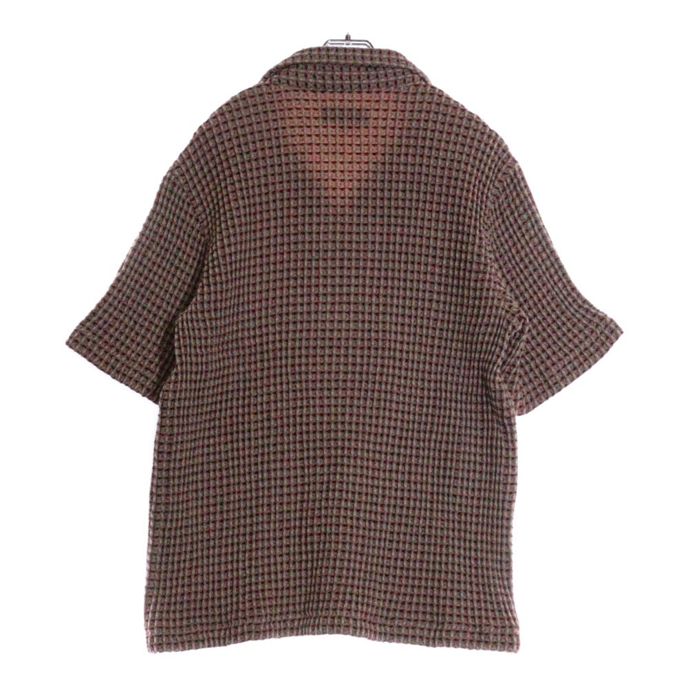 KITH(キス) 25SS Geometric Diamond Short Sleeve Boxy Collared Overshirt 半袖オーバーシャツ 25-051-060-0001