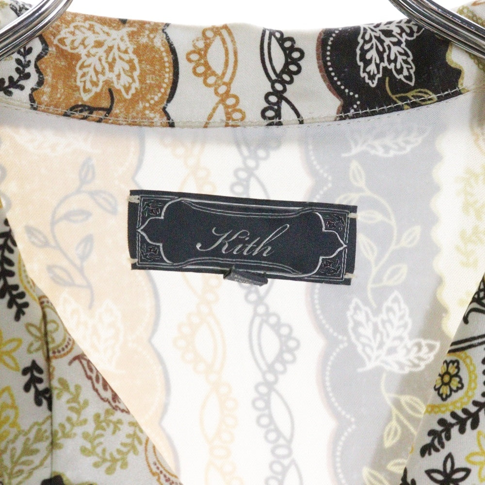KITH(キス) 25SS Panelled Bandana Thompson Camp Collar Shirt パネルバンダナ トンプソン キャンプカラー 半袖シャツ マルチ 25-051-060-0040