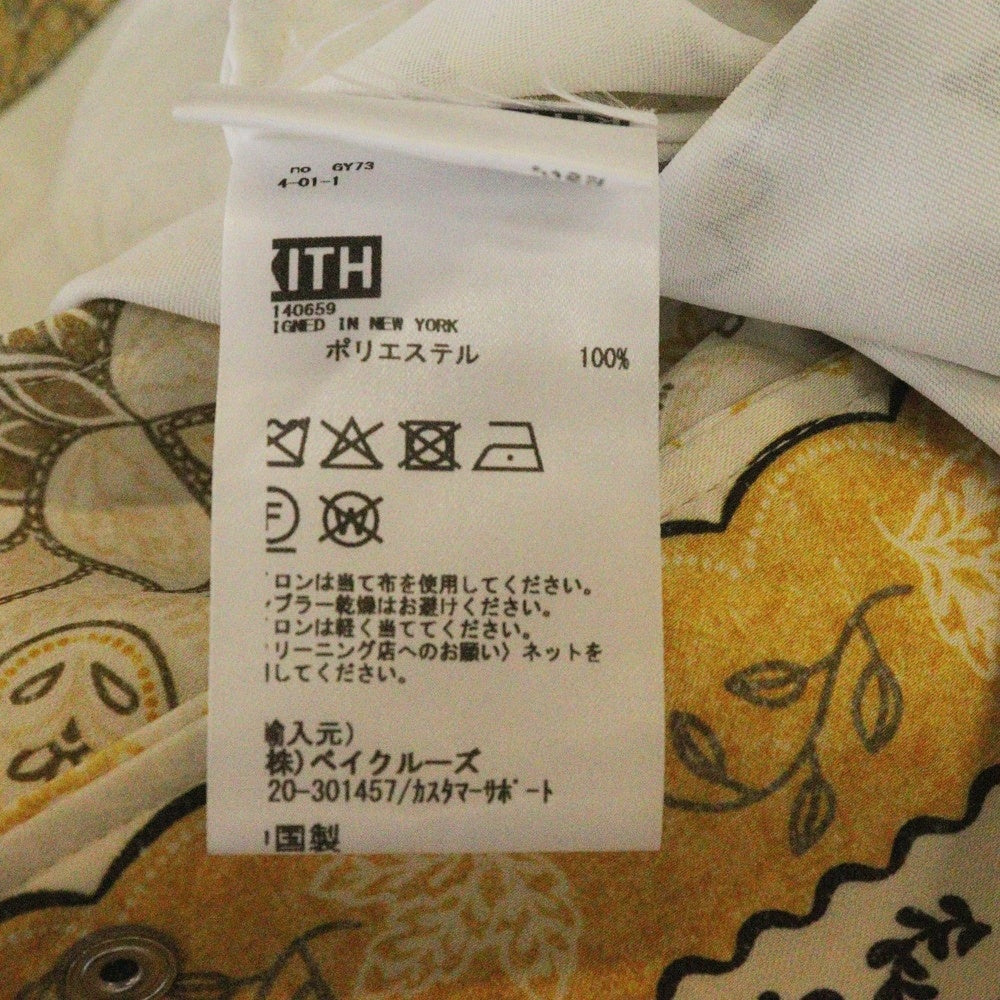 KITH(キス) 25SS Panelled Bandana Thompson Camp Collar Shirt パネルバンダナ トンプソン キャンプカラー 半袖シャツ マルチ 25-051-060-0040