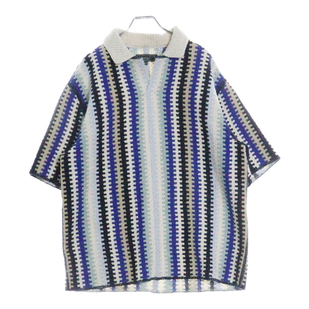 KITH(キス) 25SS Keyon Crochet Pullover キーオン クロッシェ プルオーバー半袖シャツ マルチ 25-071-060-0010
